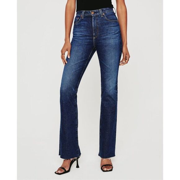 AG Women's Alexxis Straight Boot High Rise Vintage Fit Jeans Size 26R NWOT - Picture 1 of 12